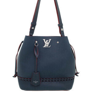 Louis Vuitton Lock Me Bucket Shoulder Bag